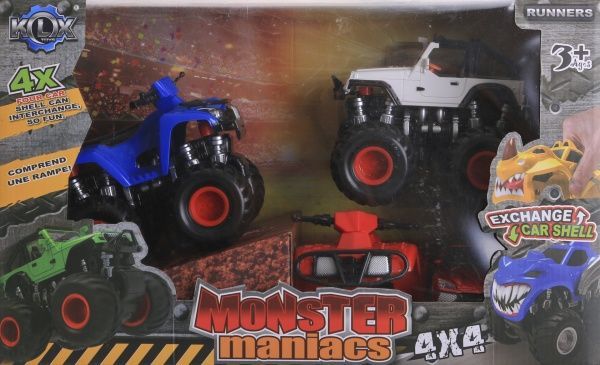 Автомобіль фрикційний Monster maniacs 2 шт. F107801