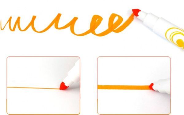 Набір фломастерів Super Washable Jumbo 36 кольорів 1632-36CB Marco