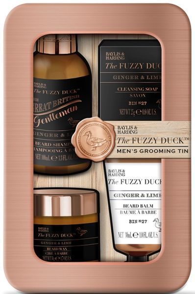 Набір подарунковий для чоловіків Baylis&Harding The Fuzzy Duck Men’s Ginger&Lime FDGL20TIN