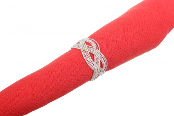 Набір кілець для серветок Silver Mistery 13х11х4,8 см 6 шт