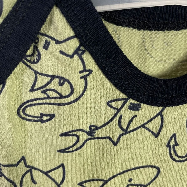 Боді дитяче унісекс Blanka Акули р.80 зелений 12667 