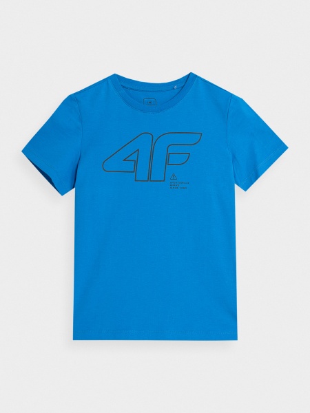 Джемпер 4F TSHIRT 4FJSS23TTSHM1034-33S р. 122 блакитний