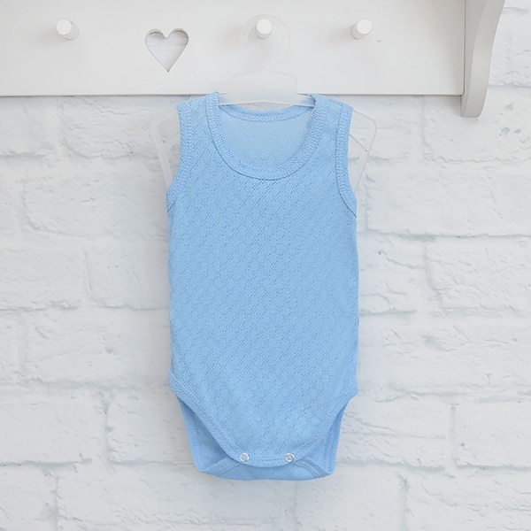 Боди-майка для мальчика Blanka р.86 синий 110187 