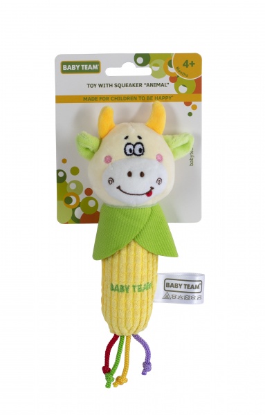 Игрушка Baby Team с пищалкой Животные в ассортименте 8507