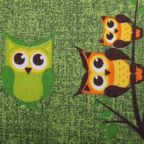 Скатерть Ginestra совы 140x180 см зеленый Gemitex 