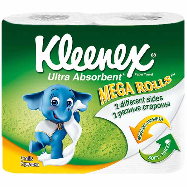 Полотенца бумажные Kleenex Ultra Absorbent 2 шт
