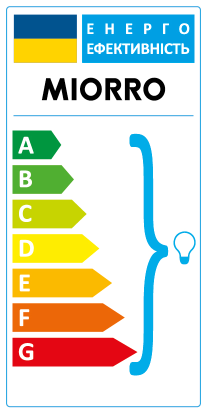 Торшер Miorro Bravo металл/стекло 40 Вт E27 белый 51-310-004
