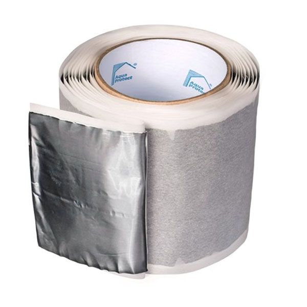 Стрічка герметизуюча Aqua Protect бутилкаучукова LT/FA 100 мм x 3 м сіра