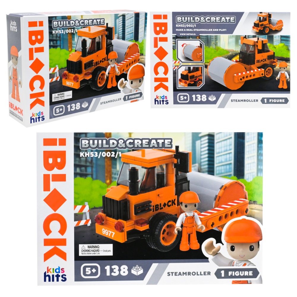 Игрушка-конструктор Shantou Kids hits IBLOCK JUNIOR 138 дет. KH53/002/1