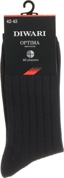 Шкарпетки чоловічі Conte OPTIMA All seasons 7С-43СП 050 р. 27 графіт 1 пар 