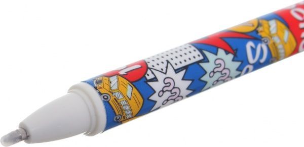 Ручка гелева пиши-стирай Ігри синя 