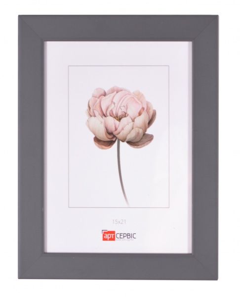 Рамка для фото Арт-Сервіс ЭА-01615 15x21 см графит 
