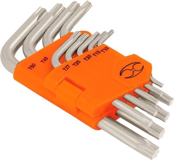 Набір ключів Truper Torx в пластиковій кассеті TORX-9