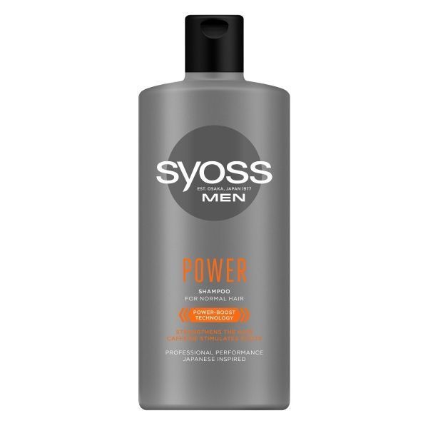 Шампунь Syoss Men power & strength 440 мл
