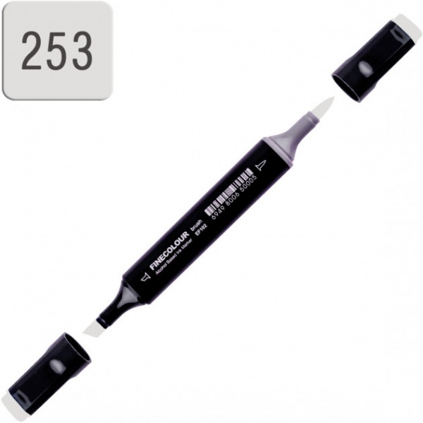 Маркер спиртовой FINECOLOUR EF102-253 серый тонер №3 