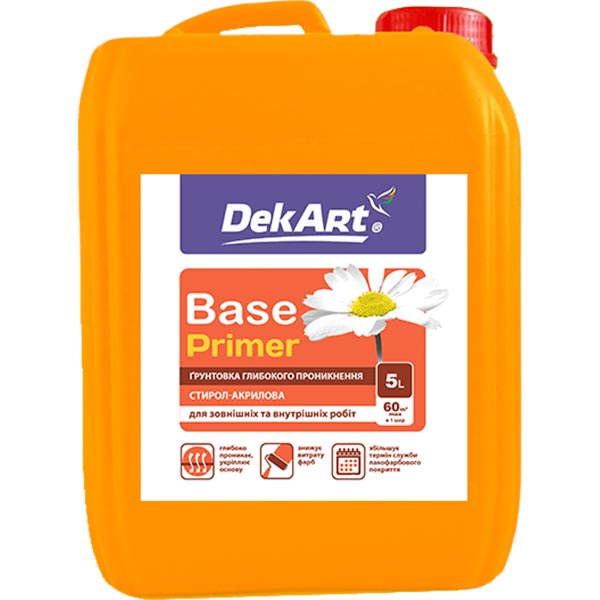 Ґрунтовка глибокопроникна DekArt Base 5 л