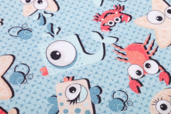 Пижама детская для мальчиков Roksana Краб №1065/16107 р.92-98 голубой 