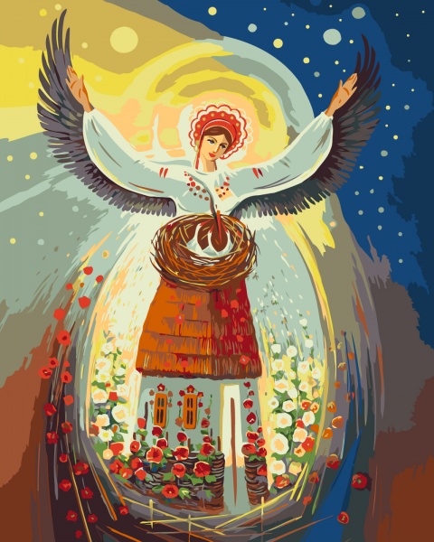 Картина по номерам Берегиня © Олег Шупляк; 40х50 см Идейка 