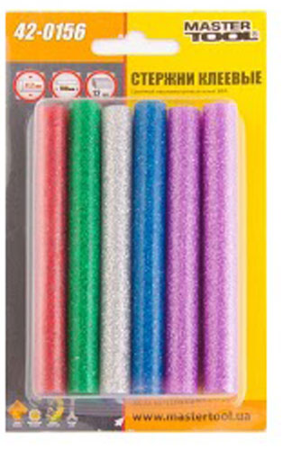 Стержни клеевые MasterTool 12,5 мм 12 шт. 42-0156
