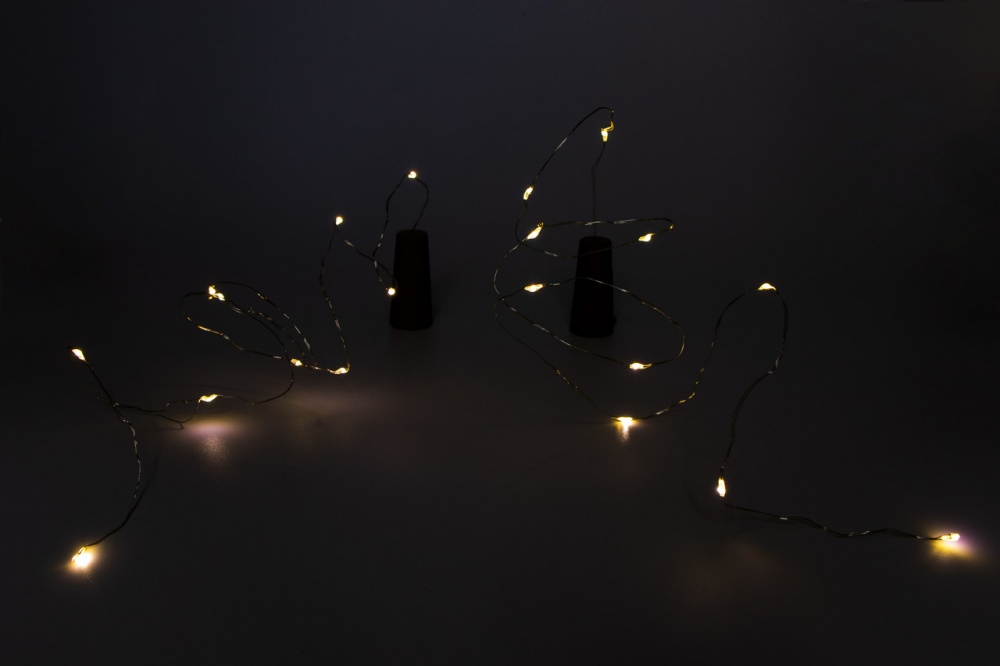 Гирлянда светодиодная для бутылки с пробкой, 2 шт. светодиодная (LED) 10 ламп 0,9 м