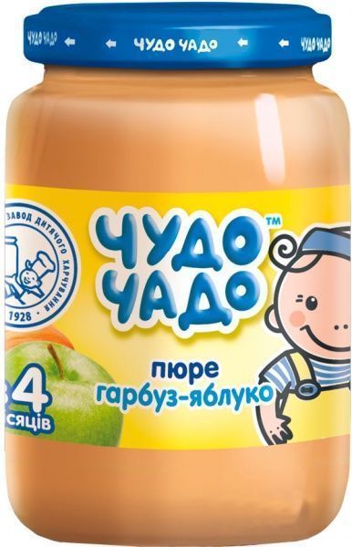 Пюре Чудо-Чадо з ГАРБУЗА ТА ЯБЛУК 