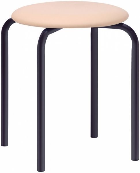 Табурет AMF Art Metal Furniture Софи бежевый / черный 