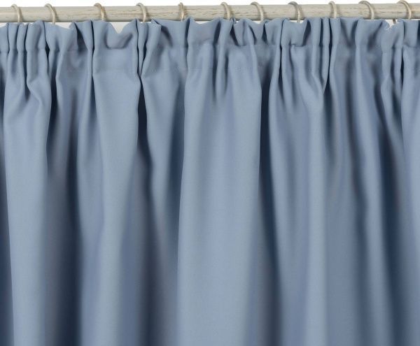 Портьєра Блекаут однотонна 150х270 см, бузково-блакитна ТК-Домашній текстиль ТОВ