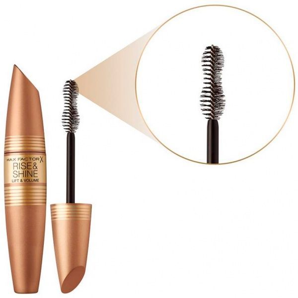 Тушь для ресниц Max Factor RISE & SHINE Эффект подкрученных ресниц № 01 ультра черная черный 12 мл