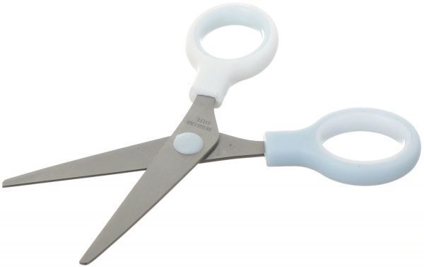 Ножницы детские Two colours голубые