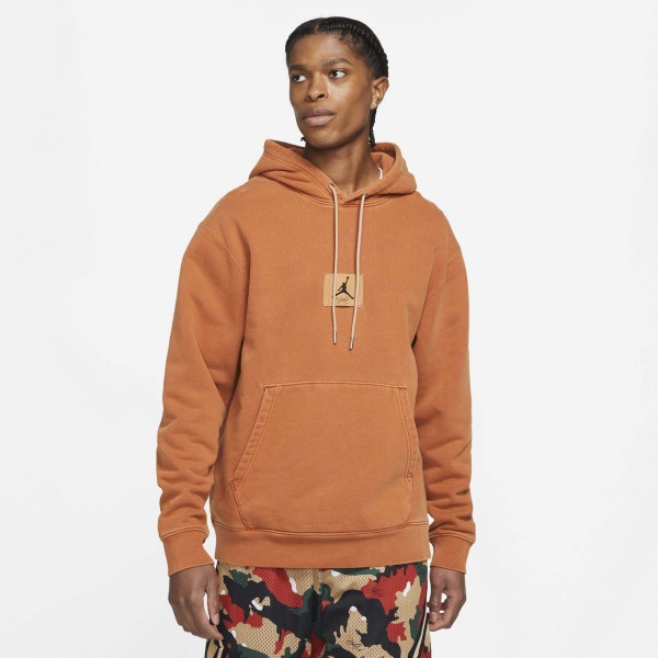 Джемпер Jordan M J FLT HRTG WASHED FLC PO DA9789-220 р. M помаранчевий