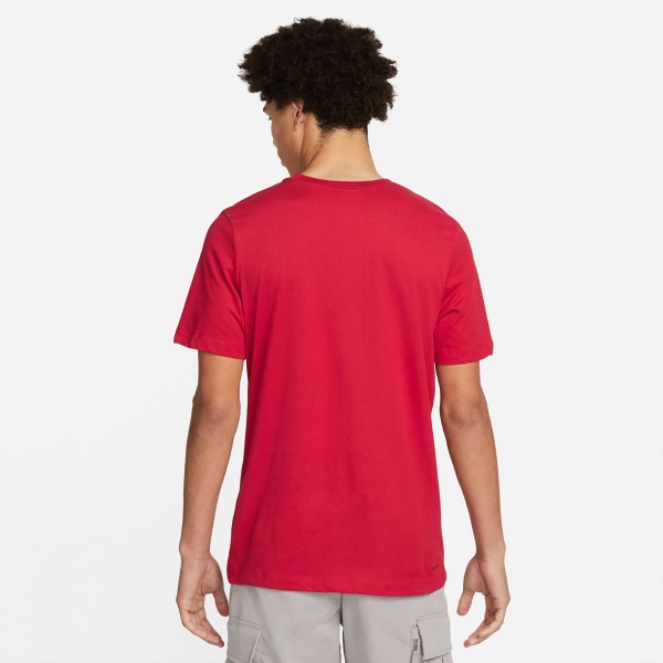 Футболка Jordan M J AIR DFCT GFX SS CREW DH8924-687 р.L красный