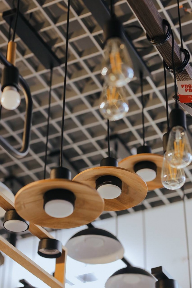 Світильник підвісний Светкомплект Hat 3xGX53 чорний/дерево