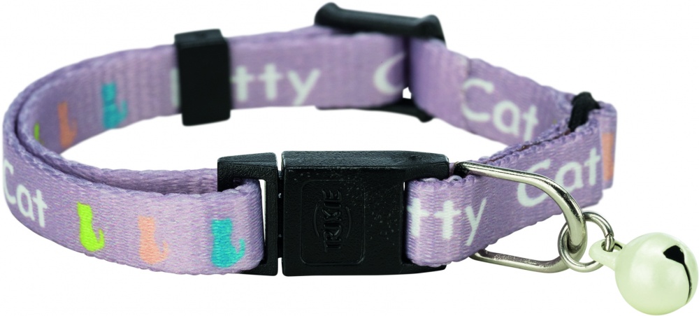 Ошейник Trixie Kitty для кошек с колокольчиком нейлон