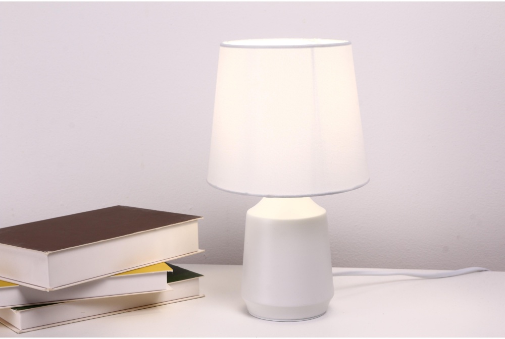 Настольная лампа Sensio Lily 1x40 Вт E14 кремовый/белый SW-8086