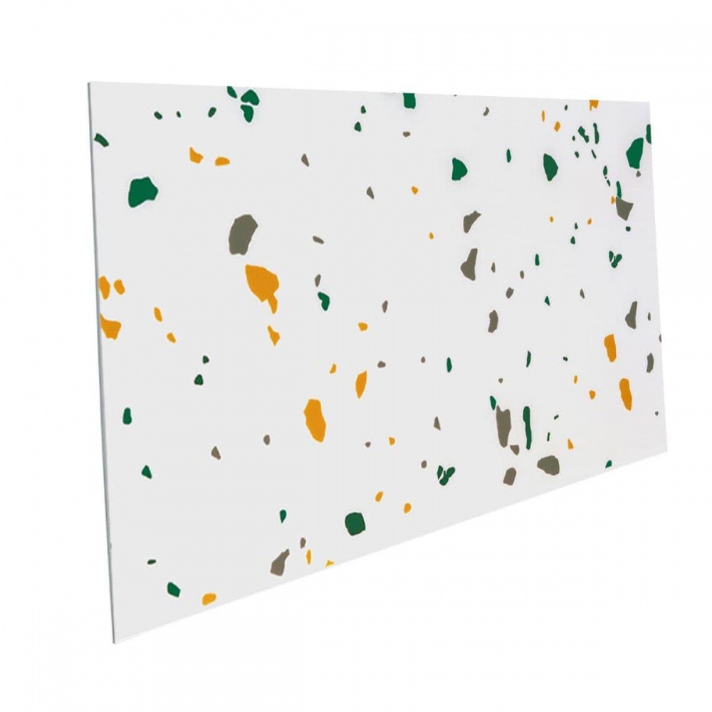 3D-панель с ПВХ самоклеящаяся Sticker Wall желто-зеленый 600х300х2 мм (SW-00001676)