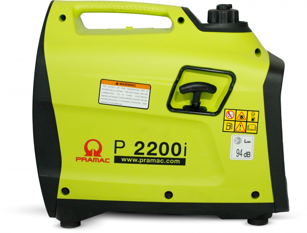 Генератор инверторный PRAMAC 1,9 кВт / 2,1 кВт 230 В P2200i
