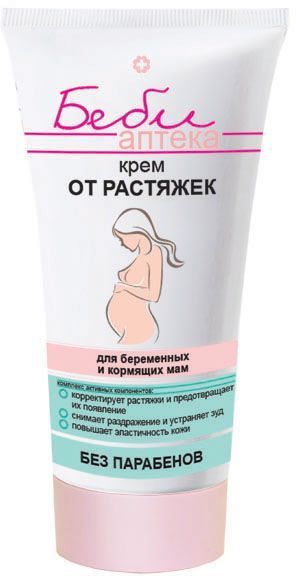 Крем Бебі аптека от растяжек для беременных и кормящих мам 150 мл