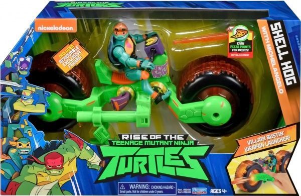 Фігурка TMNT Транспорт серії «Еволюція Черепашок-ніндзя» Байки фігурка Мікеланджело 82483 