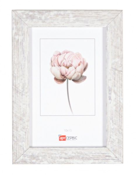 Рамка для фото Арт-Сервіс ЭА-01630 10x15 см белый мрамор 