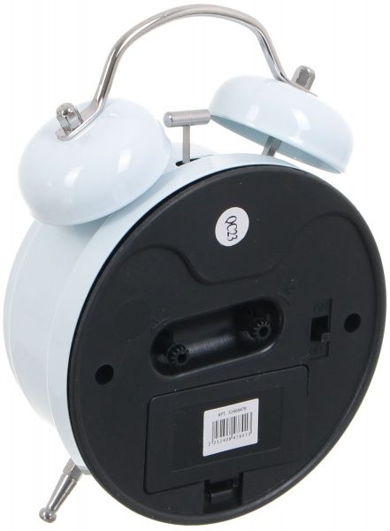 Будильник Flash 16.8х6.3 см білий