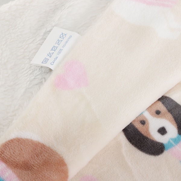 Плед Lotus Собачки 100x120 см айвори 21kf-06 