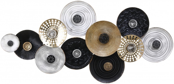 Декор настенный Bali 80x158,8 см серый с золотым 