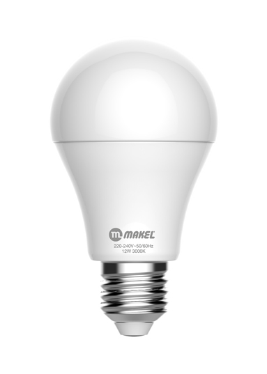 Лампа светодиодная Makel 12 Вт A60 матовая E27 230 В 6500 К BC12.0W-0127M 