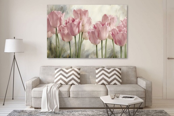 Картина на полотні Тюльпани (без рами) 55x80 см ТЕРРАВОЛ 
