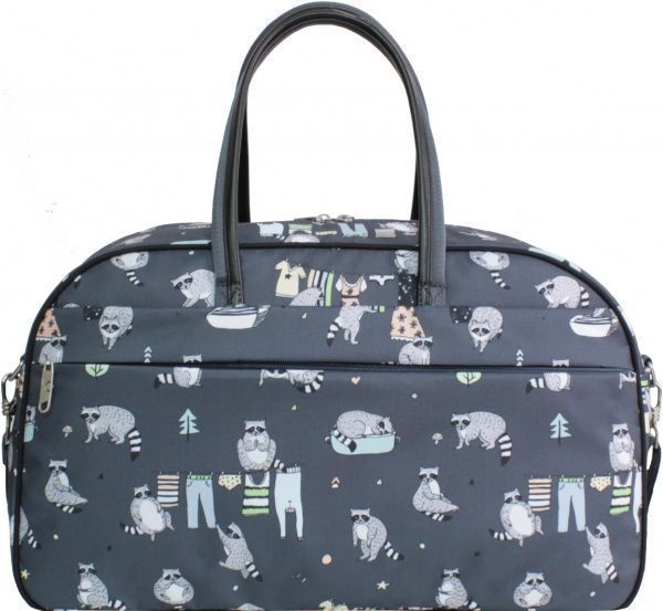 Сумка Bagland Туніс сірий із малюнком сублімація 220 (00390664) 