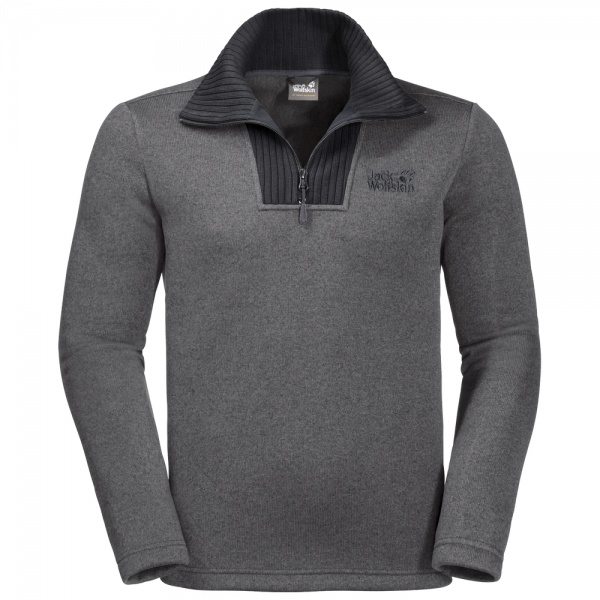Джемпер Jack Wolfskin SCANDIC PULLOVER MEN 1706961-6011 р. S серый