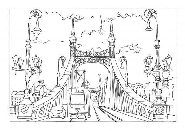 Скетчбук Будапешт A4 10 арк. 1В1520 Аркуш