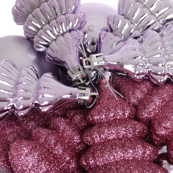 Набір ялинкових іграшок EPI-18-19 d70 мм 42 шт./уп. 