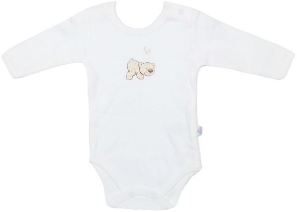 Боди унисекс Bi Baby с мишкой 56522 р.62 белый 