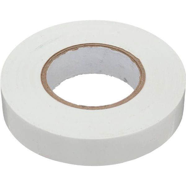 Изолента UP! (Underprice) ПВХ 0,13x15мм 25м белая ПВХ